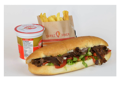 Ekmek Arası Et Döner Menü | 450,00